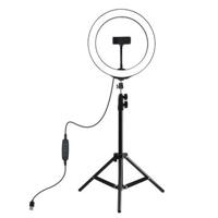 PULUZ PKT3035 10.2 Ring Light LED Vullicht + 1.1m statief voor Vloggen Live Broadcast