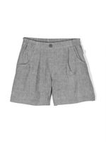 Il Gufo short à taille élastiquée - Gris