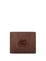 ETRO portefeuille à imprimé cachemire - Marron