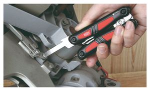 BESSEY DBST multi tool plier Volledige grootte 7 stuks gereedschap Zwart, Rood, Zilver