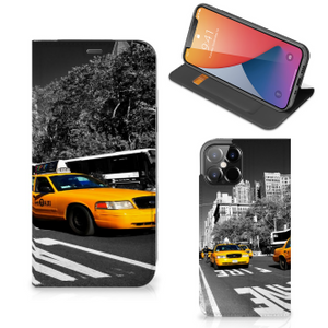 iPhone 12 Pro Max Book Cover New York Taxi