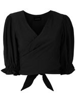 Olympiah top crop Loyo - Noir