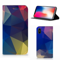 Apple iPhone X | Xs Stand Case Polygon Dark