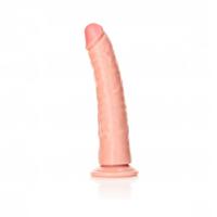 RealRock Dunne Realistische Dildo Met Zuignap huidskleur