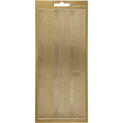 Creotime foliestickers rand 1 stickervel goud Creotime foliestickers rand 1 stickervel goud