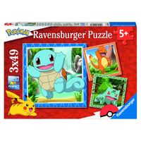 Ravensburger Pokémon: Charmander, Bulbasaur and Squirtle - thumbnail