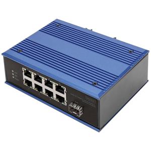 Digitus DN-651133 Industrial Ethernet Switch 8 + 1 poorten 10 / 100 MBit/s PoE-functie