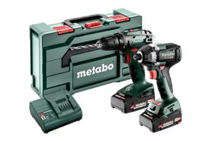 Metabo BS+SSD200LTBL 685193000 Accu-schroefboormachine, Accu-slagmoersleutel 18 V 2 Ah Li-ion Incl. accu, Incl. lader