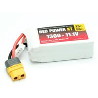 Red Power LiPo accupack 11.1 V 1300 mAh Softcase XT60 - thumbnail