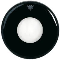 Remo ES-1022-CH Ebony Ambassador 22 inch bassdrumvel met gat - thumbnail