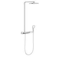 GROHE Rainshower SmartControl Regendoucheset Opbouw- hoofddouche 36cm - 2 functies - handdouche rond 11.5cm - chroom/wit 26250LS0