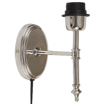 Wandlamp Robertino ovaal glans chroom