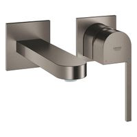 GROHE Plus waterbesparende wandkraan m-size met sprong 14.7cm brushed hard graphite 29303AL3 - thumbnail