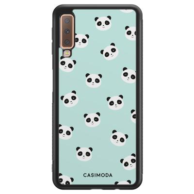 Samsung Galaxy A7 2018 hoesje - Panda print Samsung Galaxy A7 2018 hoesje - Panda print