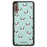 Samsung Galaxy A7 2018 hoesje - Panda print