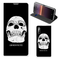 Mobiel BookCase Sony Xperia L4 Skull Eyes - thumbnail