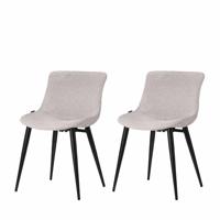 Riverdale Eetkamerstoel Elin creme 80cm - set van 2