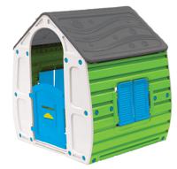 Paradiso toys Speelhuis Summer 102 x 90 cm groen/grijs/blauw - thumbnail