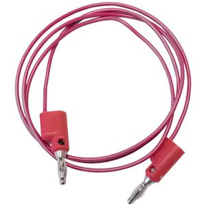 Mueller Electric BU-2020-A-24-2 Meetsnoer [Bananenstekker 4 mm - Bananenstekker 4 mm] 0.610 m Rood 1 stuk(s)