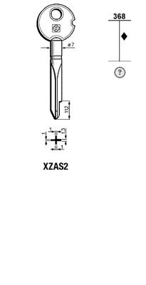Silca Stersleutel ijzer XZAS2 (Zaso Dik)