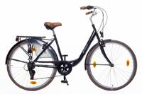AMIGO Style S11 28 Inch 50 cm Dames 6V V Brakes Zwart