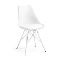 Kave Home Eetkamerstoel / Kuipstoel Ralf - wit