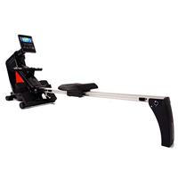 Focus Fitness Row 3 roeitrainer, 12 trainingprogramma's en 16 weerstandniveaus, met transportwieltjes, opklapbaar, roeiapparaat voor thuis