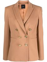 PINKO blazer à boutonnière croisée - Marron