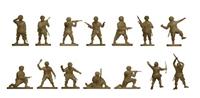 Airfix Modelfigurenset - A00751V WWII US Paratroops - Accessoires voor modelbouwpakketten, plastic modelbouwsets voor volwassenen en kinderen vanaf 8 jaar, set bevat 48 ongeverfde figuren - Accessoire voor diorama's