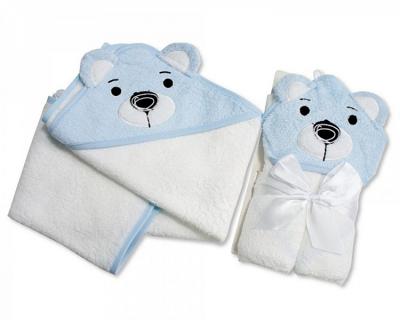 Nursery Time badcape Beertje 75 x 75 cm katoen Nursery Time badcape Beertje 75 x 75 cm katoen