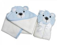 Nursery Time badcape Beertje 75 x 75 cm katoen