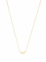 Courbet collier Celeste en or recyclé 18ct à petit pendentif serti de diamants créés en laboratoire