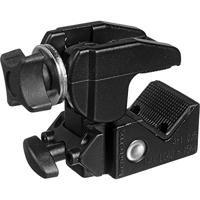 Manfrotto 035BN Morsetto Serie Super Clamp, Massima Capacità di Carico 15 Kg per Binocolo in Alluminio, Nero
