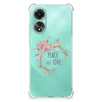 OPPO A78 4G Stevig Bumper Hoesje Boho Text