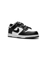 Nike Kids baskets Dunk Low "Black/White" - Blanc