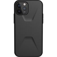 UAG - Civilian backcover hoes - iPhone 12 / iPhone 12 Pro - Zwart + Lunso Tempered Glass - thumbnail