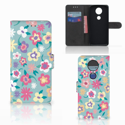 Motorola Moto E5 Plus Hoesje Flower Power