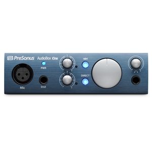 PreSonus AUDIOBOX I ONE digitale audio-recorder 24 Bit 96 kHz Zwart, Blauw