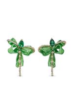 Anabela Chan boucles d'oreilles Cupid's Bow en or 18ct s - Vert