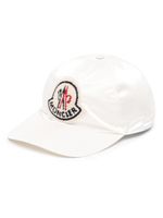 Moncler casquette à patch logo - Blanc - thumbnail