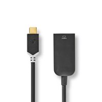 Nedis USB-C©-adapterkabel | Type-C© Male - HDMI© Output | 0,2 m | Antraciet - thumbnail