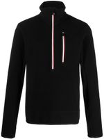 Moncler Grenoble sweat en polaire à col zippé - Noir - thumbnail