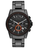 Horlogeband Armani Exchange AX2514 Roestvrij staal (RVS) Zwart 22mm - thumbnail