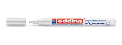 Edding 751 paint marker 4-751049 Lakmarker Wit 1 mm, 2 mm