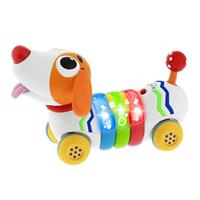 Chicco DogRemi radiogestuurd hondenspeelgoed, interactief blaf- en wandelspeelgoed met licht en geluid, 2-weg afstandsbediening, interactief speelgoed voor kinderen, 18 maanden tot 4 jaar