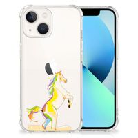 iPhone 13 Stevig Bumper Hoesje Horse Color - thumbnail