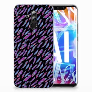 Huawei Mate 20 Lite TPU bumper Feathers Color