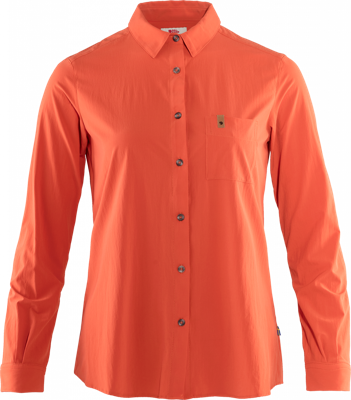 Fjallraven Ovik Lite LS Blouse Dames Rood