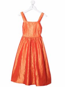 Andorine robe longue à dos-nu - Orange