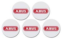 ABUS AZ5502 tarjeta de acceso Proximity chip sticker - Tarjetas de acceso (25 mm, 0,5 mm, Proximity chip sticker, Rojo, Blanco, 5 stuks (s))